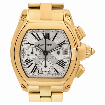 Cartier w62021y2 Roadster Automatic Unisex 18k yellow gold Replica Watches