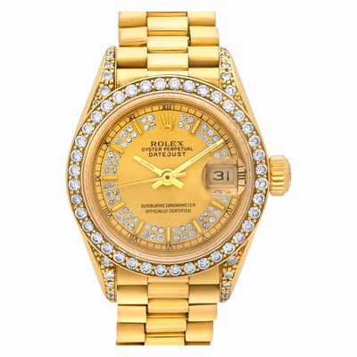 Rolex 69188 Datejust Automatic Female 18k yellow gold Replica Watches