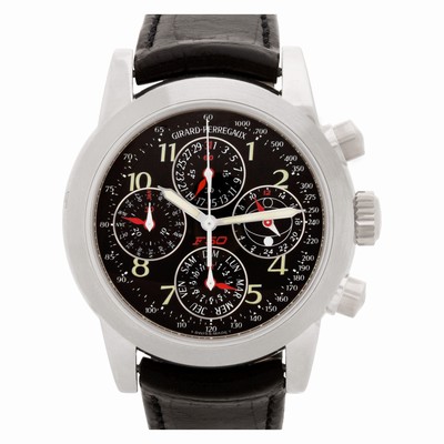 Girard Perregaux 9025 Ferrari Automatic Male Platinum Replica Watches