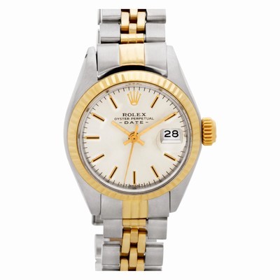 Rolex 6917/3 Date Automatic Female 14k gold & Stainless Steel Replica Watches