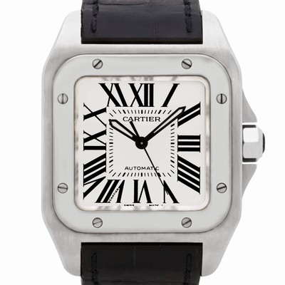 Cartier W20126X8 Santos 100 Automatic Unisex Stainless Steel Replica Watches