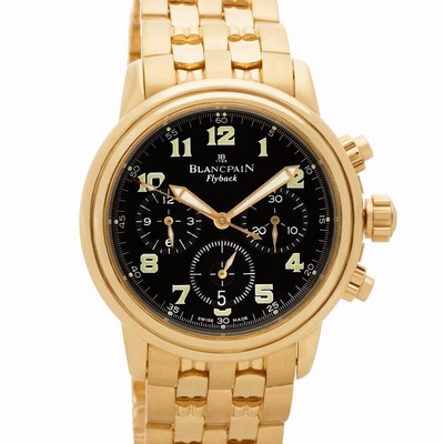Blancpain 111 Flyback Chrono Automatic Male 18k yellow gold Replica Watches