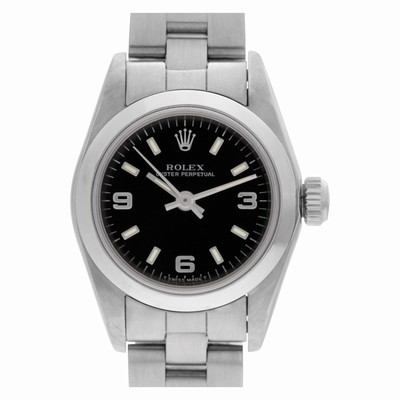 Rolex 67180 Oyster Perpetual Automatic Female Stainless Steel Replica Watches