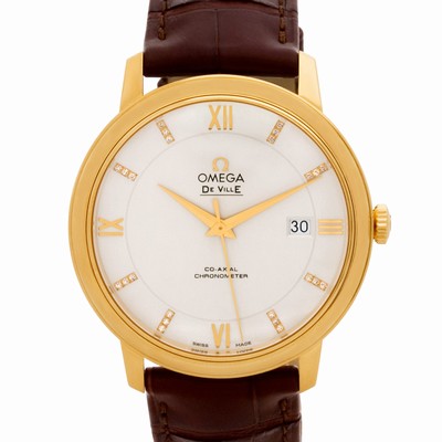 Omega 424.53.40.20.52.001 DeVille Co-Axial Automatic Male 18k yellow gold Replica Watches