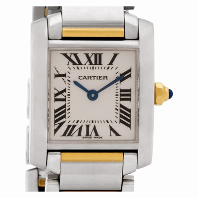 Cartier 345520CD Tank Francaise Quartz Female Stainless Steel Replica Watches