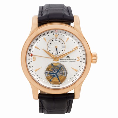 Jaeger LeCoultre q1652420 Tourbillon Automatic Male 18k rose gold Replica Watches