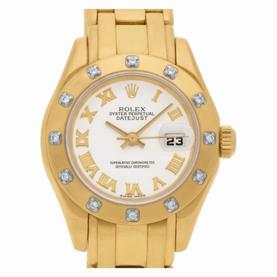 Rolex 80318 Pearlmaster Automatic Female 18k yellow gold Replica Watches
