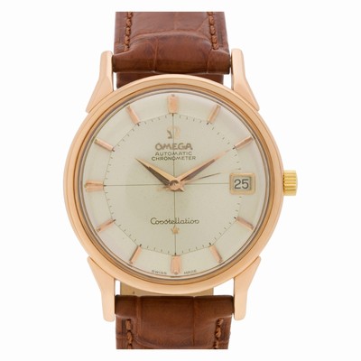 Omega 14902 61SC Constellation Automatic Male Gold Fill & Stainless Steel Replica Watches
