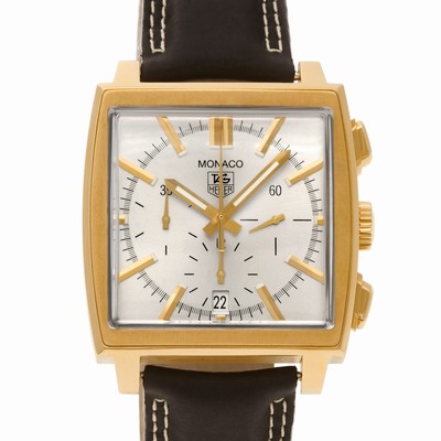 Tag Heuer CW5140 Monaco Automatic Male 18k yellow gold Replica Watches