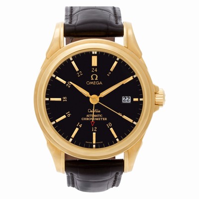 Omega 46338000 De Ville Automatic Male 18k Yellow Gold Replica Watches