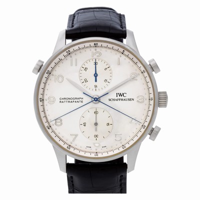 IWC IW371205 Rattrapante Manual Male Platinum Replica Watches