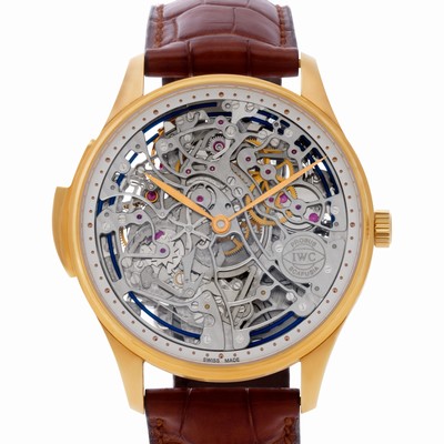 IWC IW524101 Portuguese Manual Male 18k rose gold Replica Watches