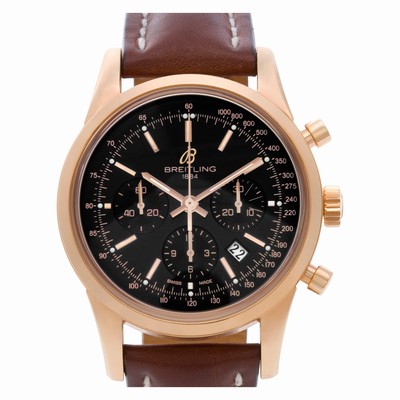 Breitling RB0152 Transocean Chronograph Automatic Male 18k rose gold Replica Watches