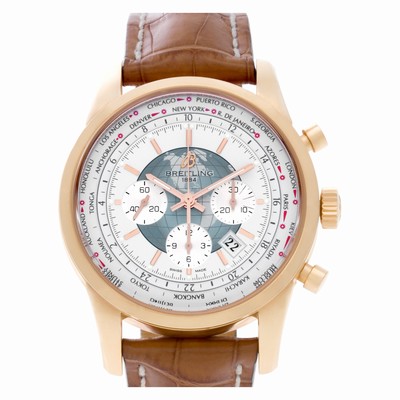 Breitling RB0510 Transocean Chronograph Automatic Male 18k rose gold Replica Watches