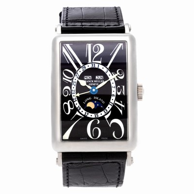 Franck Muller 1200 MC L Long Island Automatic Male 18k White Gold Replica Watches