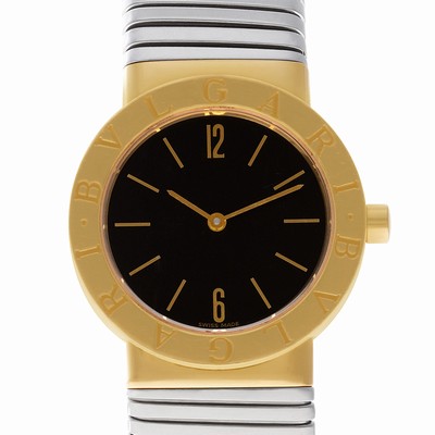 Bvlgari BB302T Tubogas Quartz Male 18k yellow gold Replica Watches