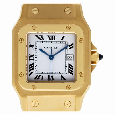 Cartier 887901 Santos Automatic Unisex 18k yellow gold Replica Watches