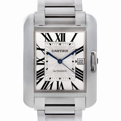 Cartier 3507 Tank Anglaise XL Automatic Male Stainless Steel Replica Watches