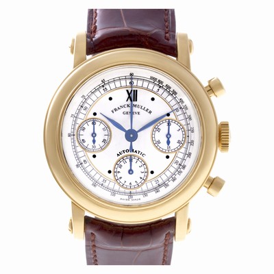 Franck Muller 7000 CC Chronograph Automatic Male 18k Yellow Gold Replica Watches