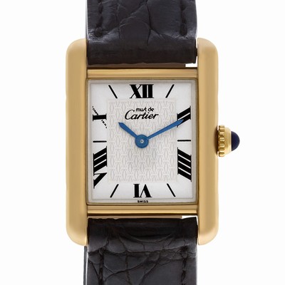 Cartier CC301806 Tank Quartz Female Vermeil Replica Watches