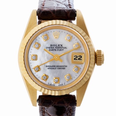 Rolex 6917 Datejust Automatic Female 18k yellow gold Replica Watches