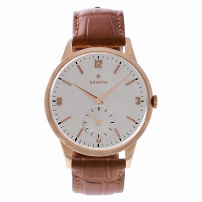 Zenith Zenith 8277 Classic Manual Male 18k rose gold Replica Watches