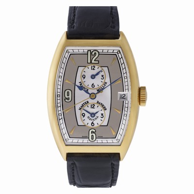 Franck Muller 5850NBHV Master Banker Automatic Male 18k yellow gold Replica Watches