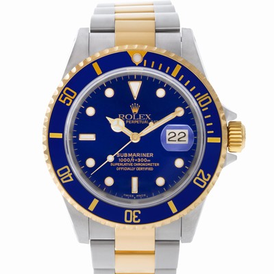 Rolex 16613 Submariner Automatic Male 18k gold & Stainless Steel Replica Watches