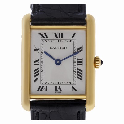 Cartier Cartier 2067 Tank Quartz Female 18k yellow gold Replica Watches