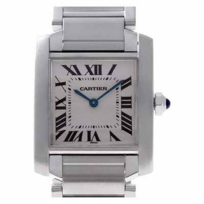 Cartier W51008Q3 Tank Francaise Quartz Unisex Stainless Steel Replica Watches