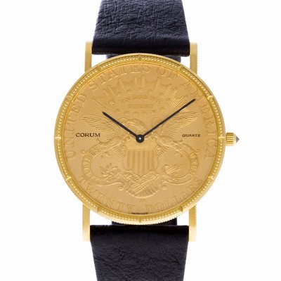 Corum CT32892 $20 Coin Quartz Male 18k Yellow Gold Replica Watches