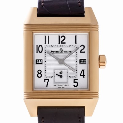 Jaeger LeCoultre 230.2.77 Reverso Automatic Male 18k Pink Gold Replica Watches