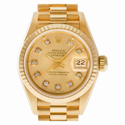 Rolex 69178 Datejust Automatic Female 18k yellow gold Replica Watches