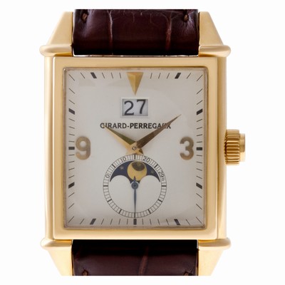 Girard Perregaux 25800-52-851-BA6D Vintage 1945 Automatic Male 18k Pink Gold Replica Watches