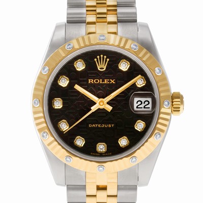 Rolex 178313 Datejust Automatic Female 18k Yellow Gold Replica Watches