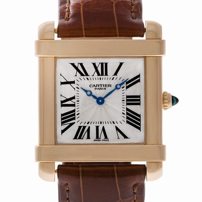 Cartier W1542451 Tank Chinoise Manual Unisex 18k rose gold Replica Watches