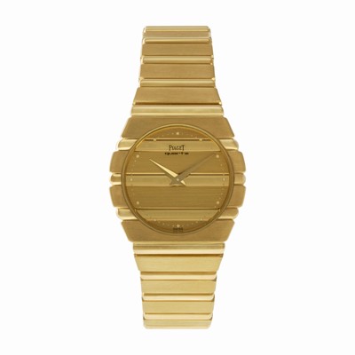 Piaget 761C701 Polo Quartz Unisex 18k Yellow Gold Replica Watches