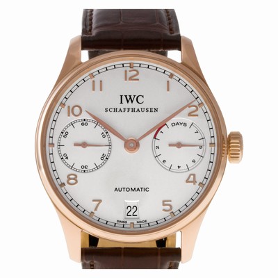 IWC IW500113 Portuguese Automatic Male 18k rose gold Replica Watches