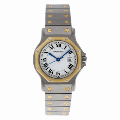 Cartier Cartier 1046 Santos Automatic Male 18k gold & Stainless Steel Replica Watches