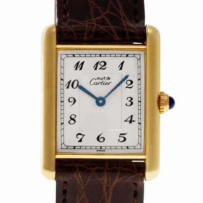 Cartier 590005 Tank Vermeil Quartz Female Vermeil Replica Watches