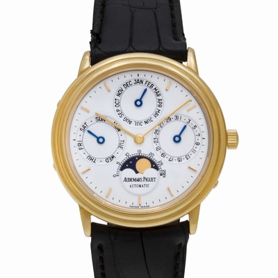Audemars Piguet c15809 Perpetual Calendar Automatic Male 18k yellow gold Replica Watches