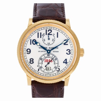 Ulysse Nardin 261-77 Marine Chronometer Automatic Male 18k yellow gold Replica Watches