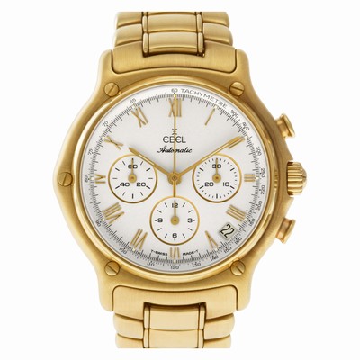 Ebel 8134801 Chronograph Automatic Male 18k yellow gold Replica Watches