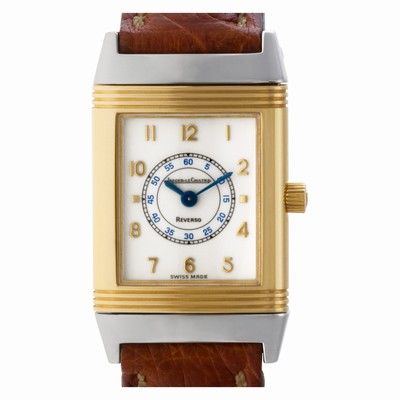 Jaeger LeCoultre 260.5.08 Reverso Quartz Female 18k gold & Stainless Steel Replica Watches