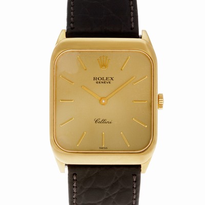 Rolex 4135 Cellini Manual Male 18k yellow gold Replica Watches