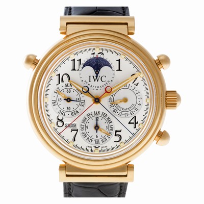 IWC 3751 Da Vinci Automatic Male 18k yellow gold Replica Watches