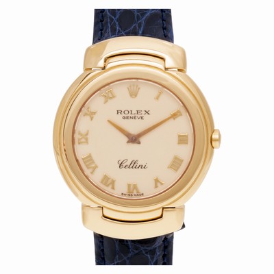 Rolex 6622 Cellini Quartz Unisex 18k yellow gold Replica Watches