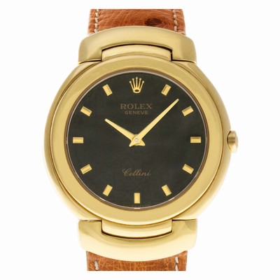 Rolex 6622 Cellini Quartz Female 18k yellow gold Replica Watches