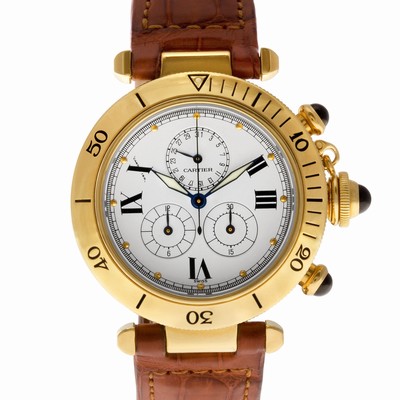 Cartier 1353 Pasha 35 Quartz Unisex 18k yellow gold Replica Watches