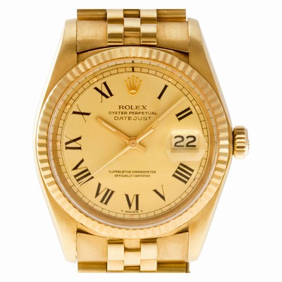 Rolex 1601 Datejust Automatic Male 18k yellow gold Replica Watches